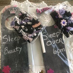 NIP! Princes Music Bulletin Board Push Pins + Chalkboard Door Hangers